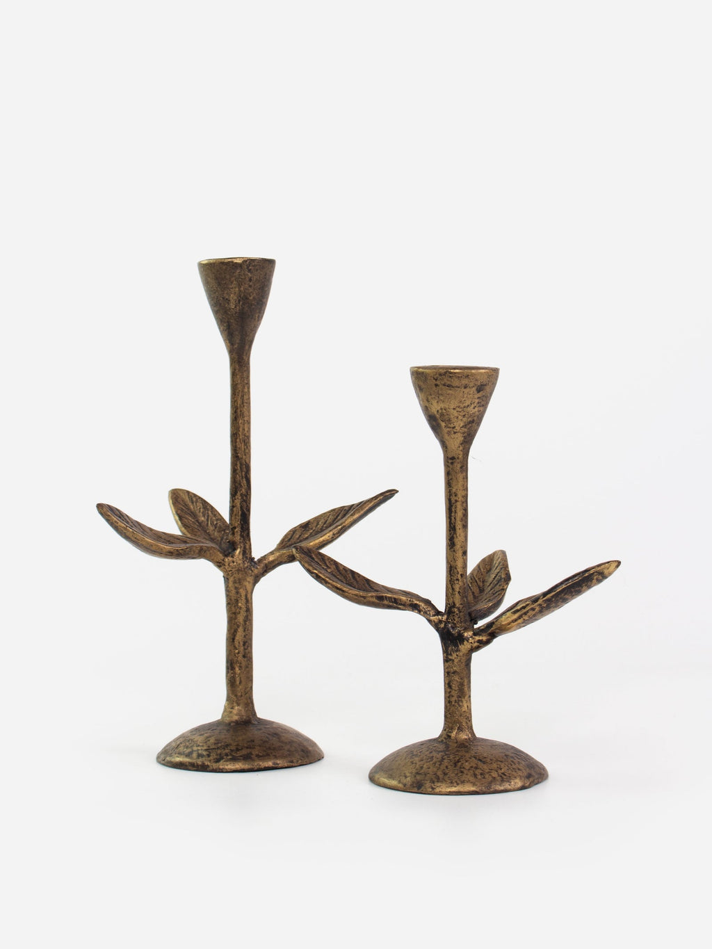 Leaf Candle Holder (Set Of 2)