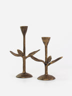 Leaf Candle Holder (Set Of 2)