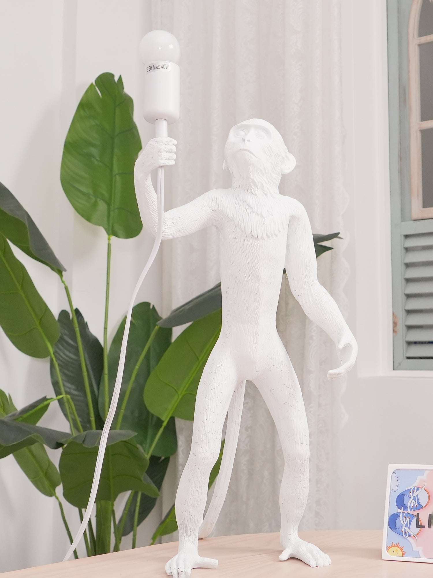 Monkey Table Lamp (Standing)
