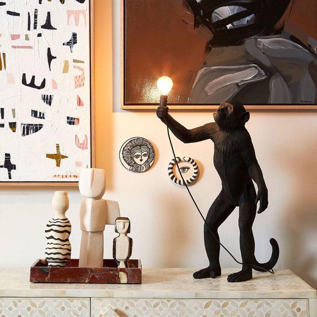 Monkey Table Lamp (Standing)