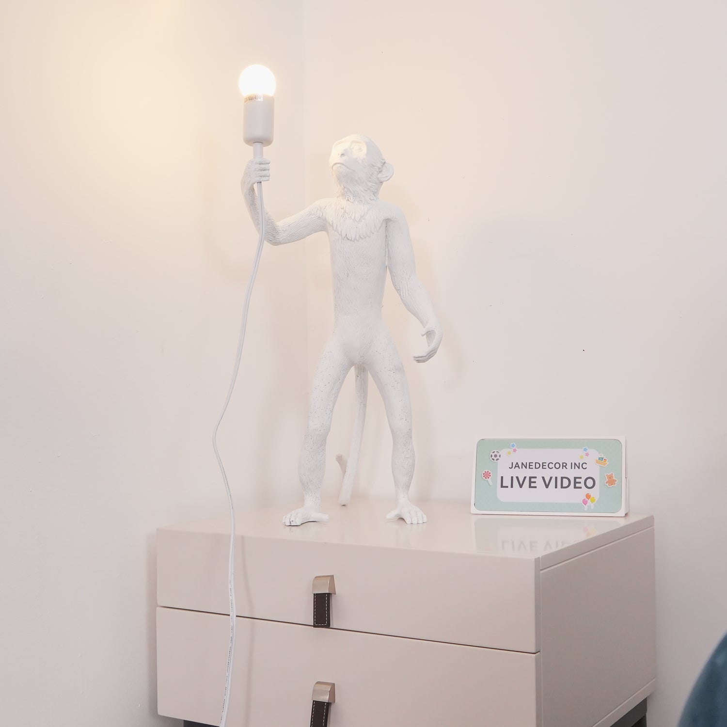 Monkey Table Lamp (Standing)