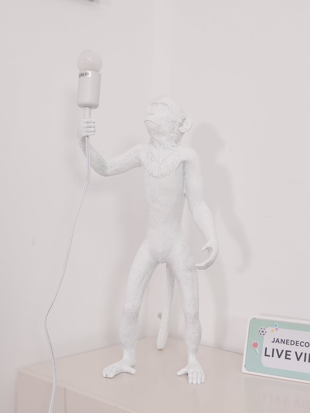 Monkey Table Lamp (Standing)