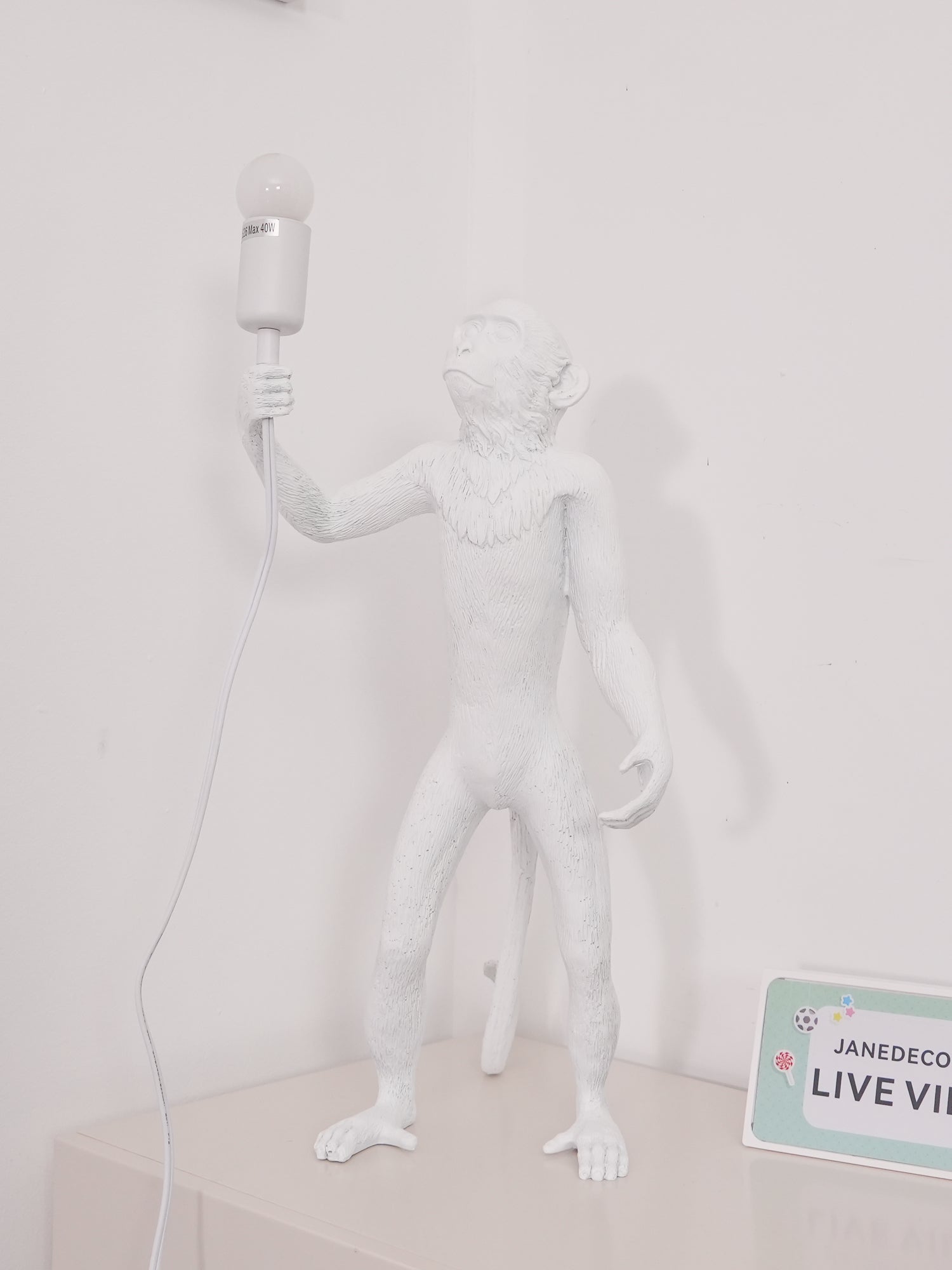 Monkey Table Lamp (Standing)