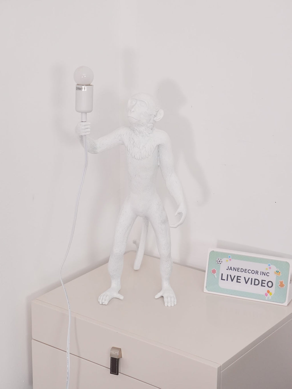 Monkey Table Lamp (Standing)