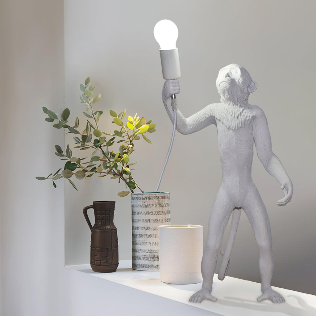 Monkey Table Lamp (Standing)