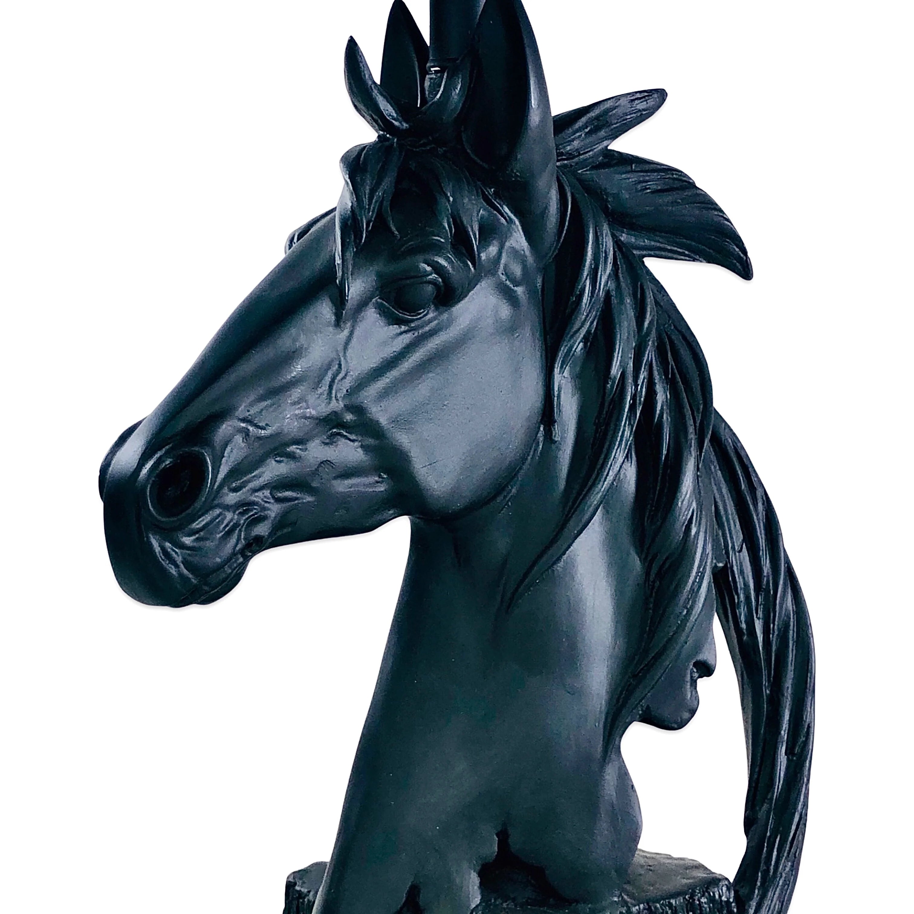 Discerning Horse Lamp (Black)