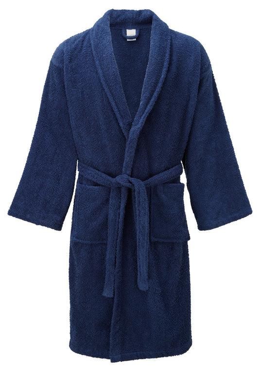 Premium Toweling Bath Robe (Blue)