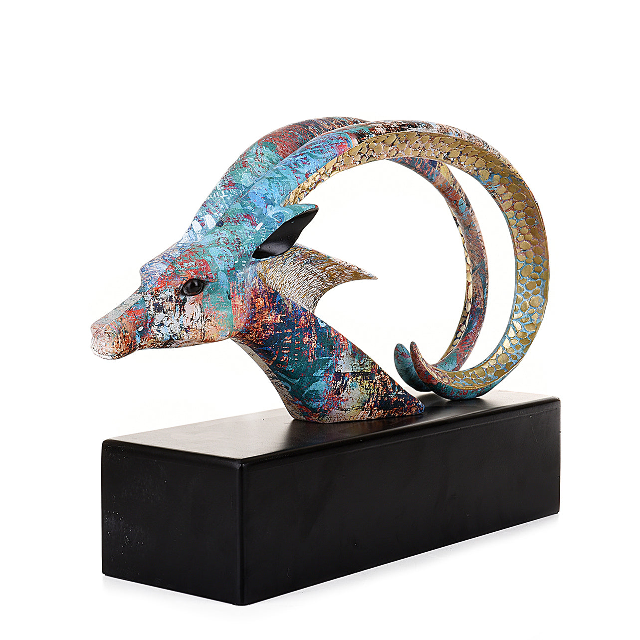 Van Howd Markhor Multi-Color Sculpture
