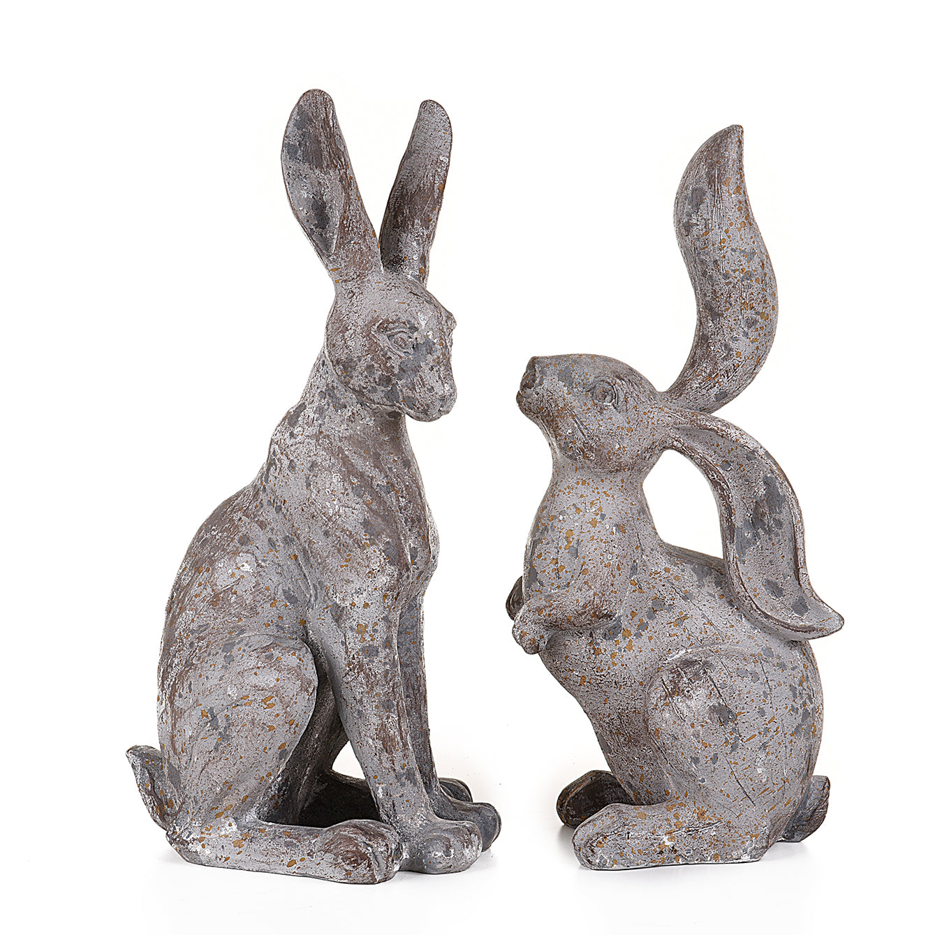 Garden Rabbit Ornaments (Pair)