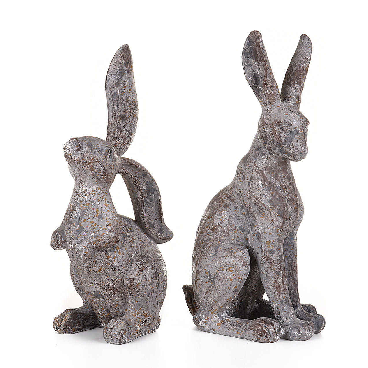 Garden Rabbit Ornaments (Pair)
