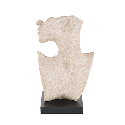 Mistral Girl Face Carving Sculpture