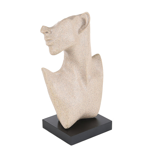 Mistral Girl Face Carving Sculpture