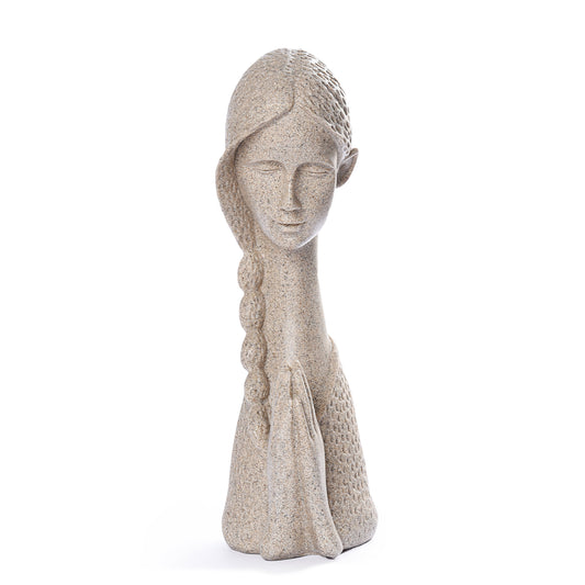 Girl Thanking Design Sculpture