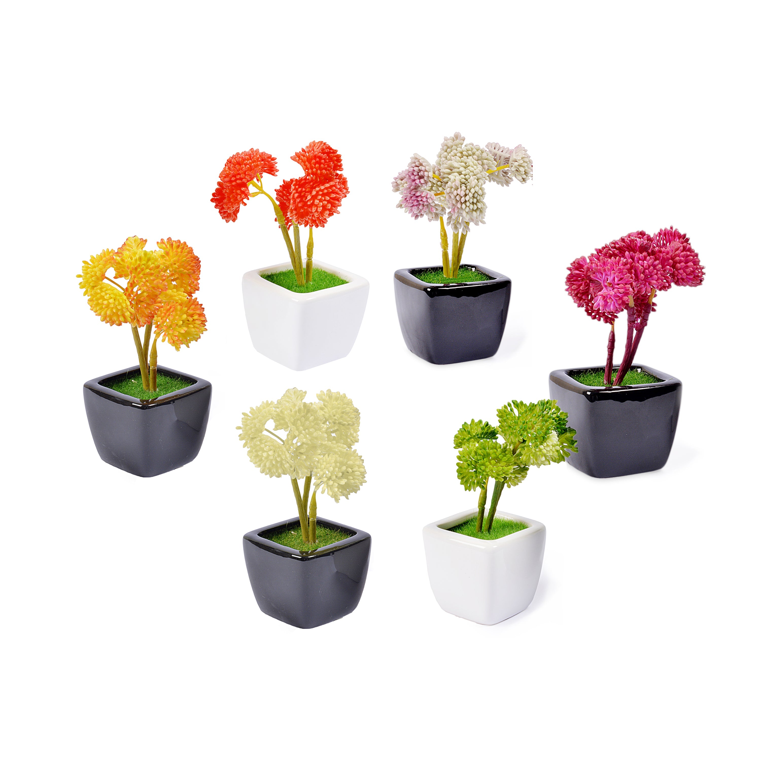 Small Ceramic Decorative Planter (set of 2)