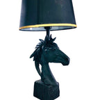 Discerning Horse Lamp (Black)