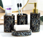 Geometric Design Bathroom Set
