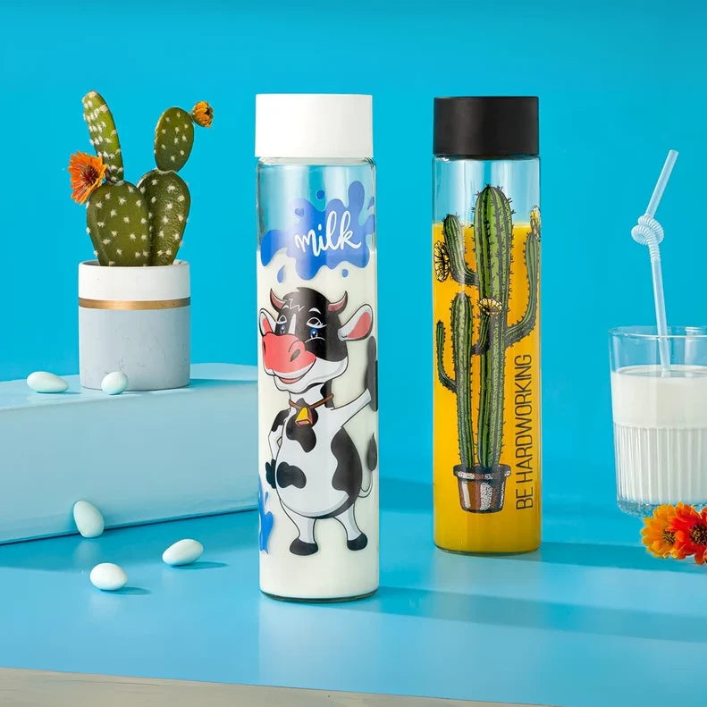 Printed Glass 820 ML Bottle