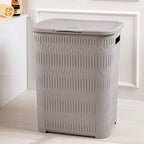 Prestige Bamboo Pattern Laundry Basket