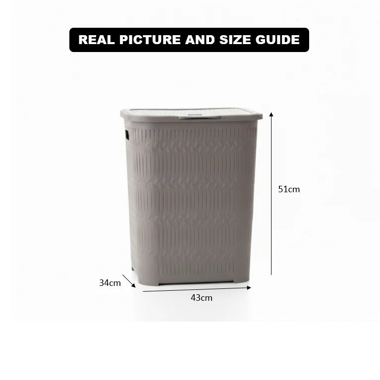Prestige Bamboo Pattern Laundry Basket