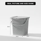 Multi-Use Basket with Lockable-Lid & Handle