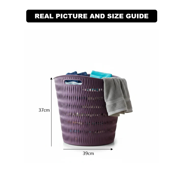 Bamboo Laundry Basket with Handles