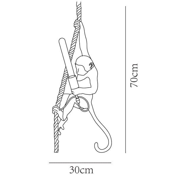 Monkey Table Lamp (Hanging)
