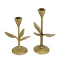 Leaf Candle Holder (Set Of 2)