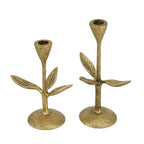 Leaf Candle Holder (Set Of 2)