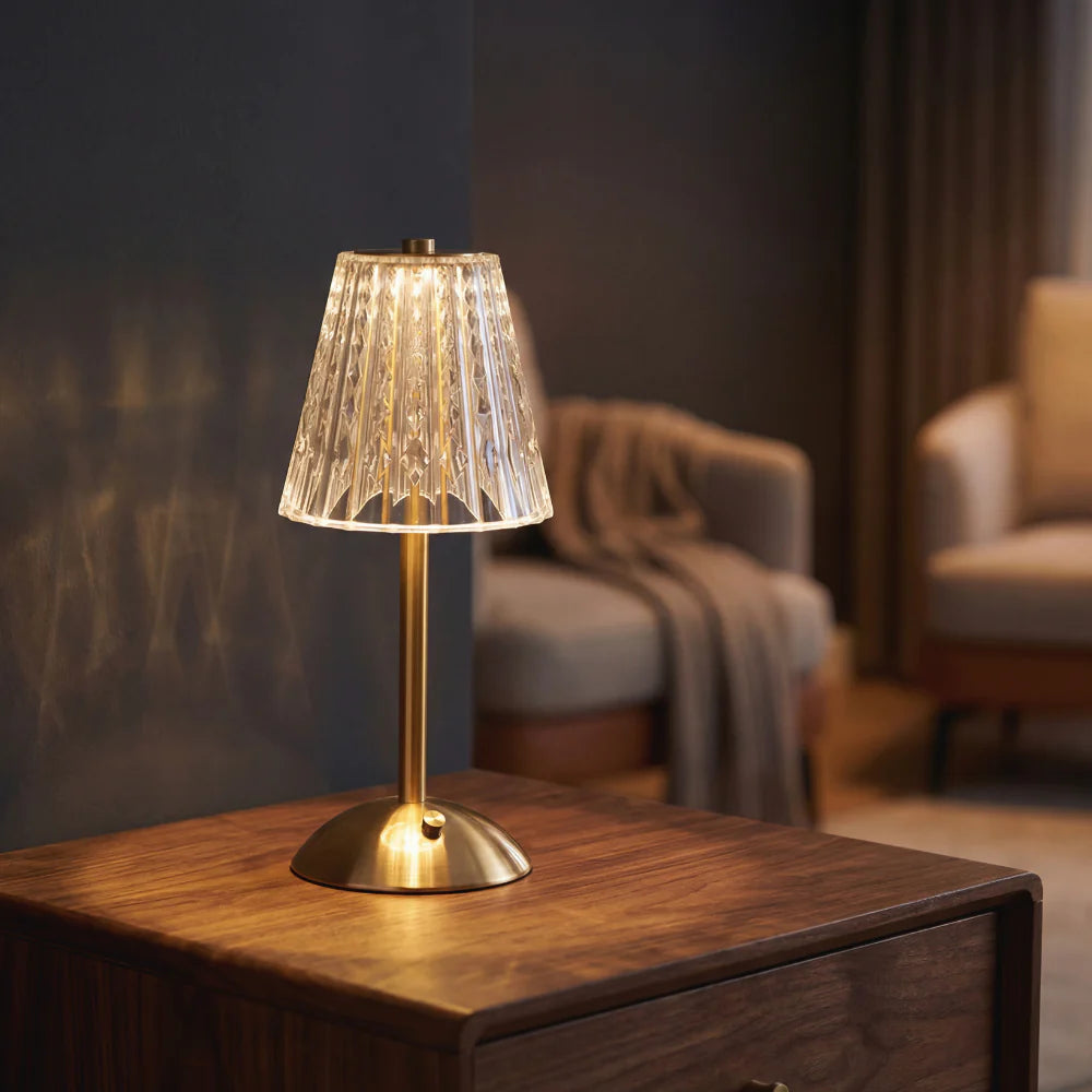 Diamond Crystal LED Table Lamp