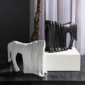 Draped Horse Sculpture