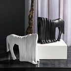 Draped Horse Sculpture