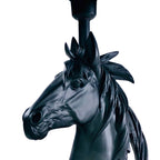 Discerning Horse Lamp (Black)