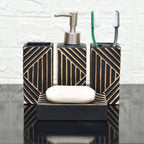 Embossed Texture Bathroom Set