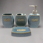 Dotted Ceramic Bath Set