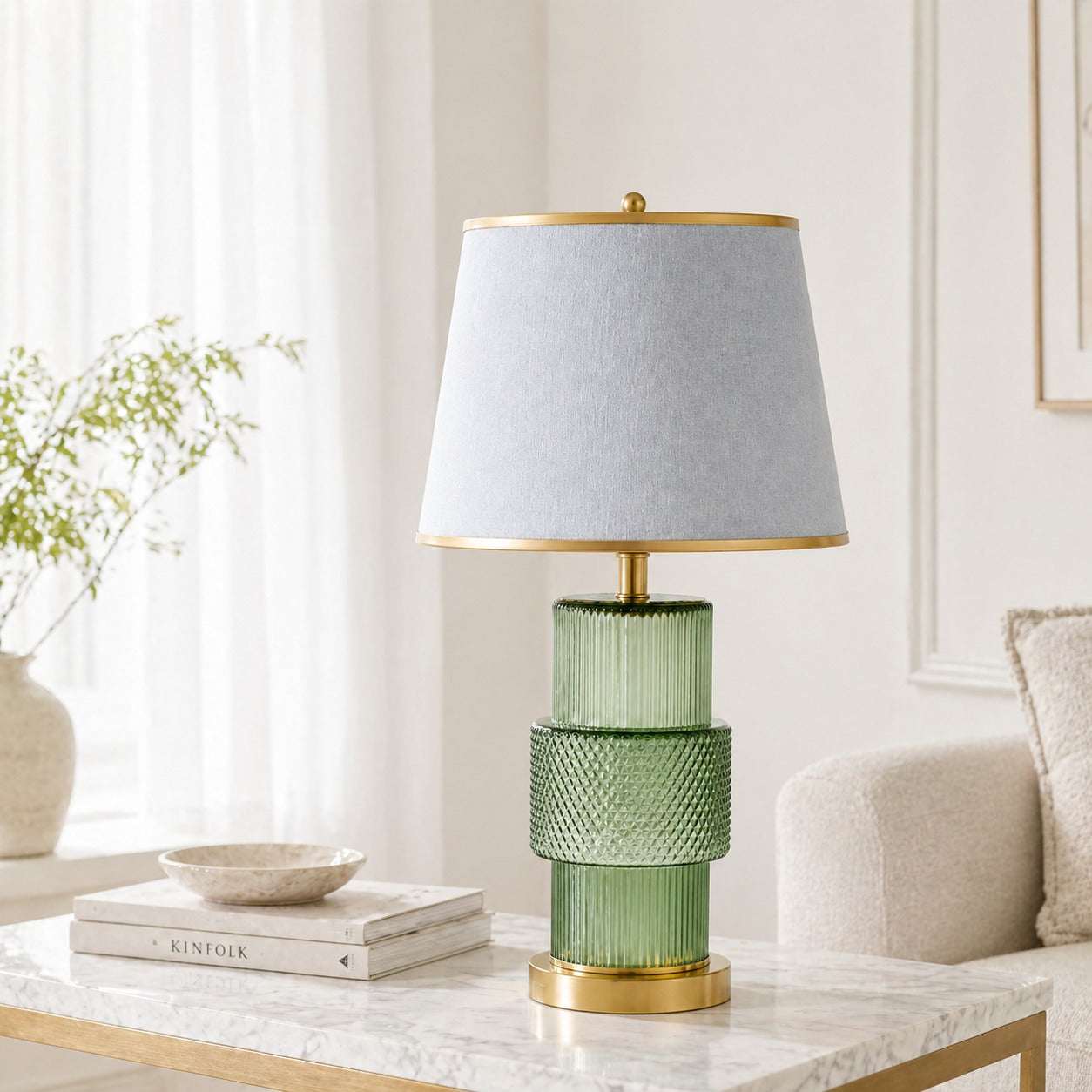 Minimalist Glass Desk Lamp