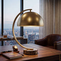 Nicola Arc Table Lamp (Marble Base)