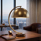 Nicola Arc Table Lamp (Marble Base)