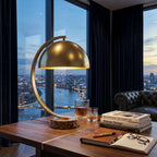 Nicola Arc Table Lamp (Marble Base)