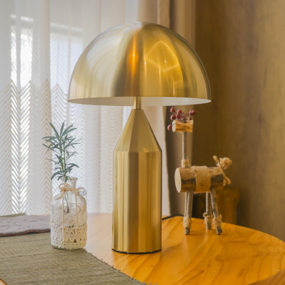 Gold Dome Table Lamp