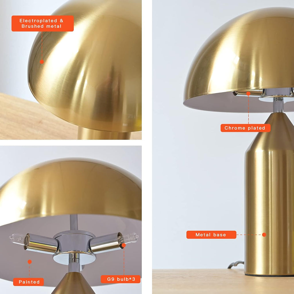 Gold Dome Table Lamp