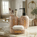 Dotted Pink Bath Set