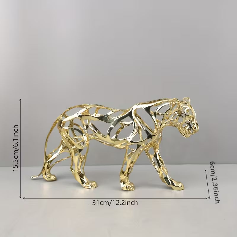 Electroplated Hollow Leopard