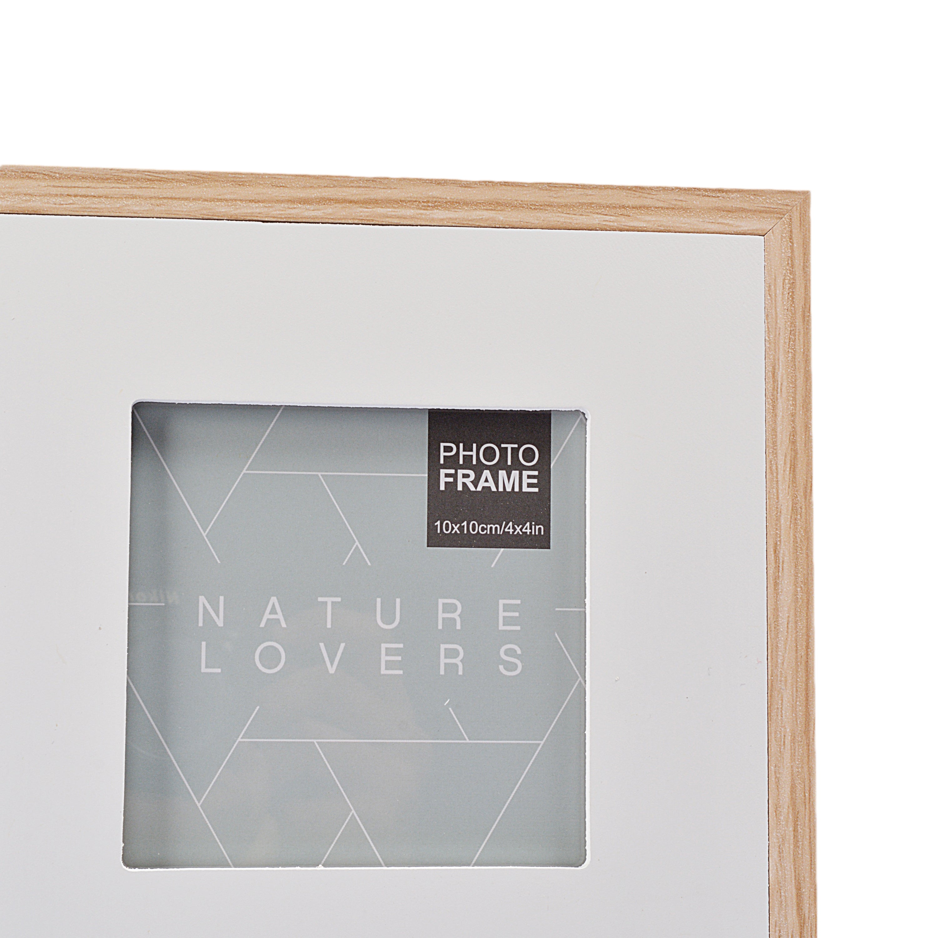 White Design Wooden Wall Hanging Photo Frame