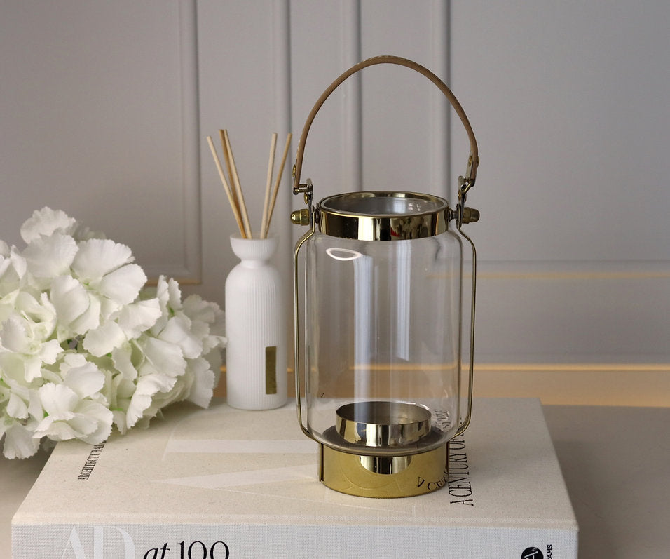 Selby Gold & Glass Lantern