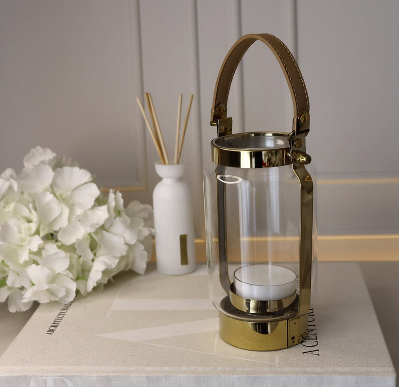 Selby Gold & Glass Lantern