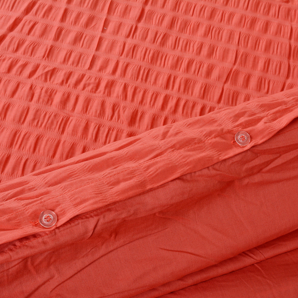 Soft Cotton Red Duvet Covers with Pillowcases