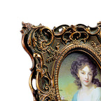 Royal Wooden Design Oval Photo Frame