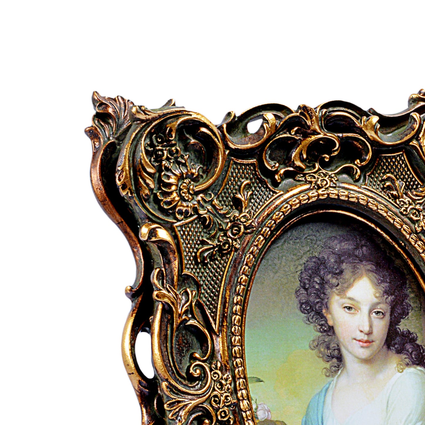 Royal Wooden Design Oval Photo Frame