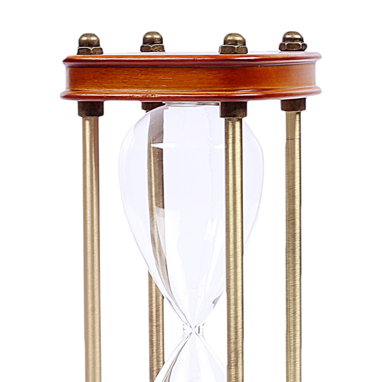 Wooden Design Hour Glass with White Sand