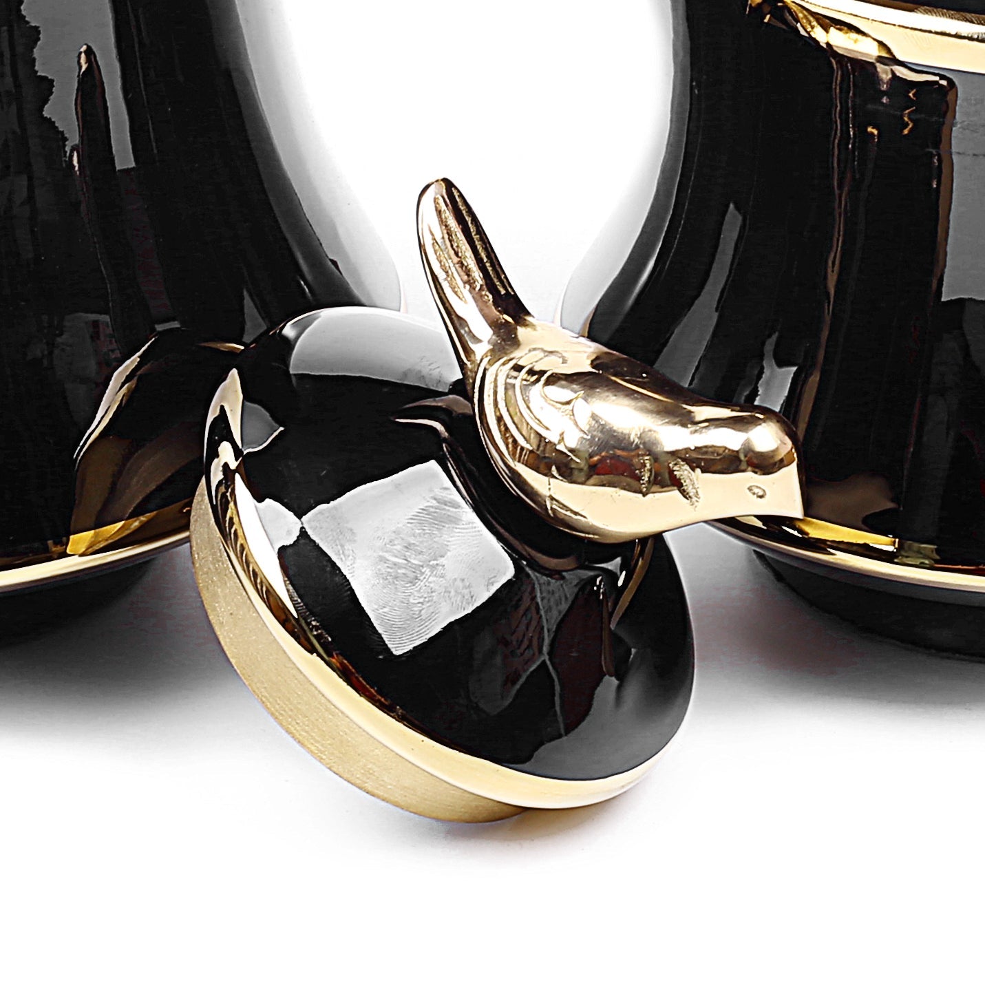 Modern Sparrow Design Vases With Reflective Effect